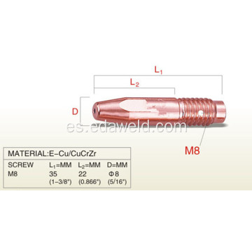 Fronius M8x35 AL Consejo de contacto